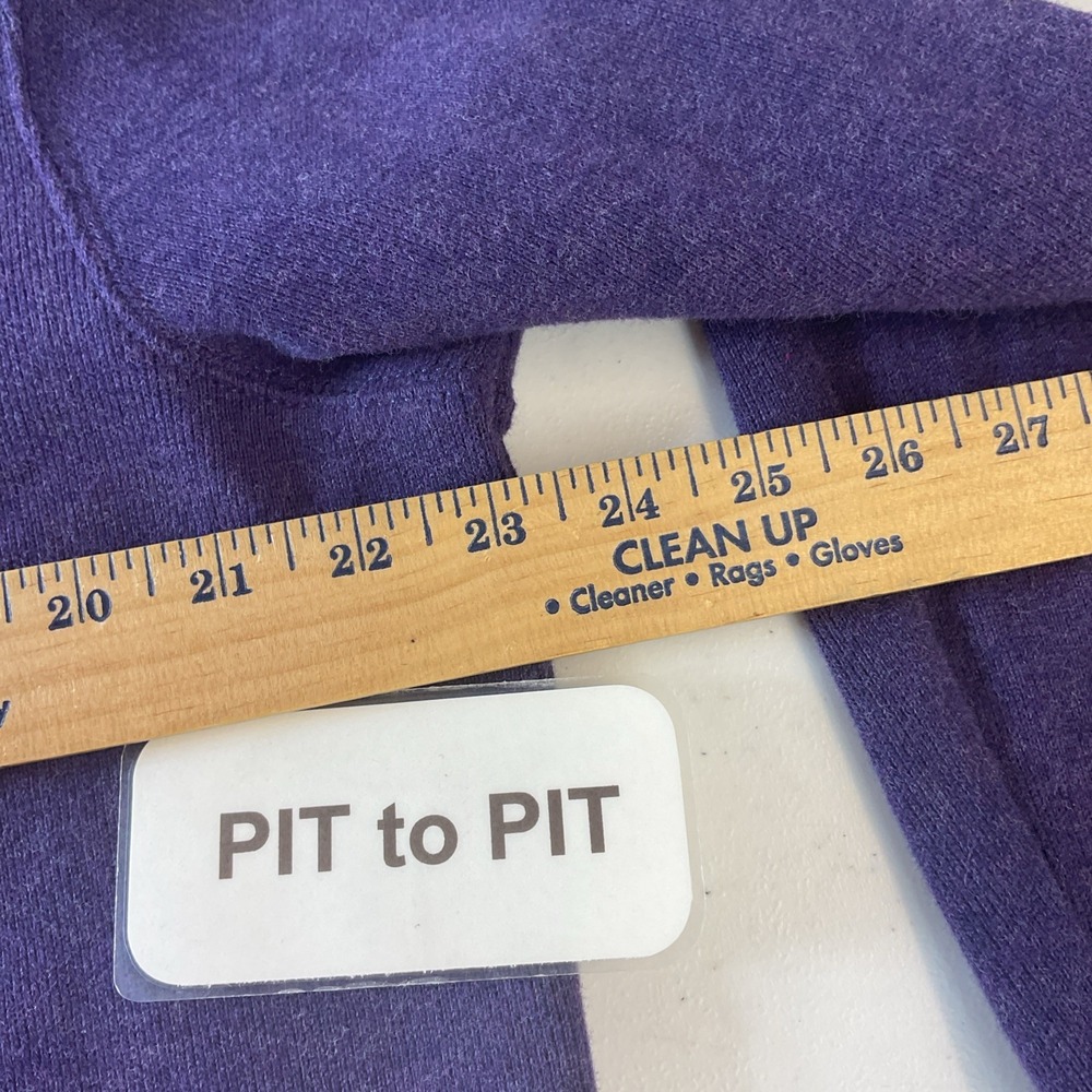 Polo by Ralph Lauren Purple 1/4 Zip Pullover Sweatshirt Sweater Mens L Classic - Picture 9 of 11